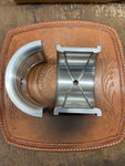 3364 GASO 3"Connecting rod bearing for a 3" crankshaft journal. Show one half cross section and other center section. Made in USA