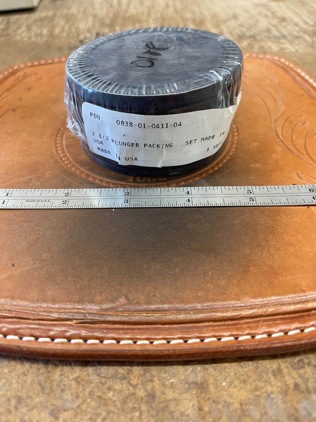 3364 GASO 0838-01-011-04 2 1/2" 2.5" fluid end packing. shown in clear packaging and full label. Utex