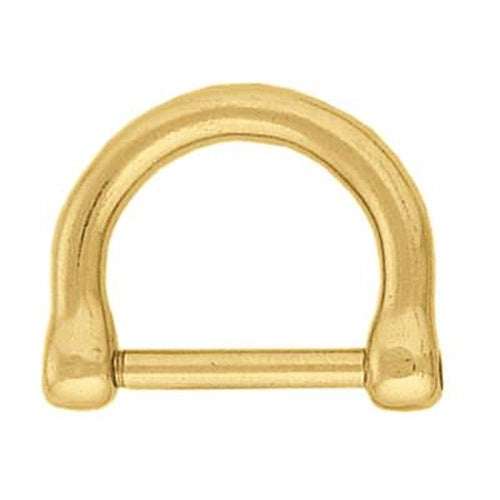 HARDWARE - Solid Brass 3/4" Shackle - (4 Pack)