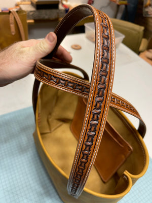 Standard Tote - Tooled Handles